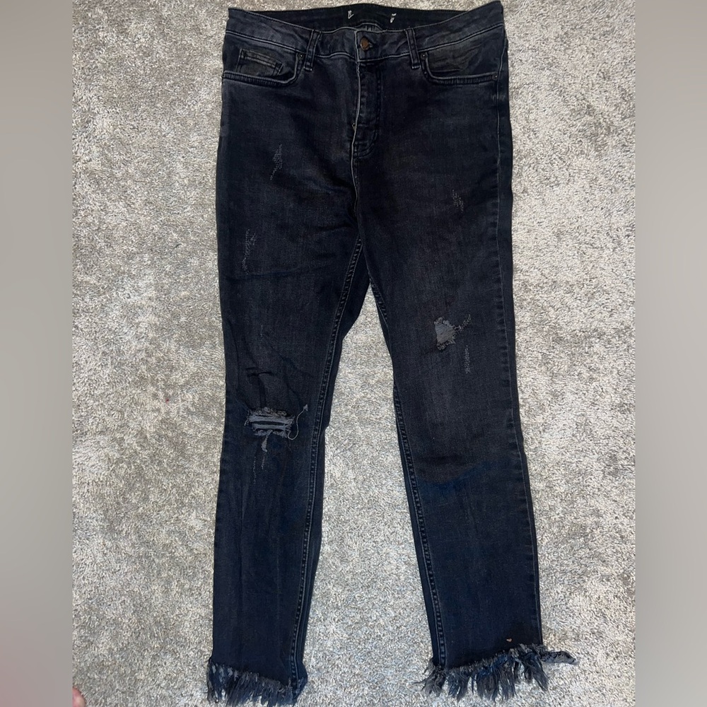 Free People frayed jeans